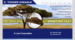 Desktop Screenshot of cheadlelaw.net